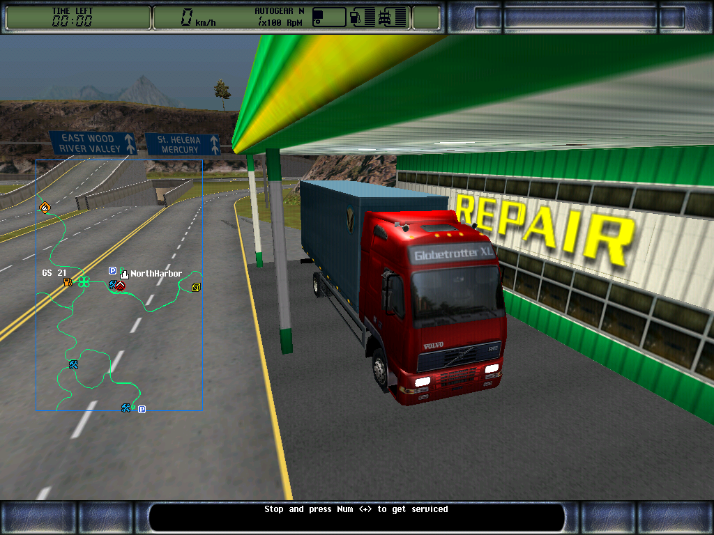 king of the road screen [.bmp]